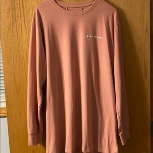 Alphalete L/S Performance Shirt -  Ash Rose